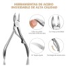 Kit De 13pzs Podólogo Alicate,pinza,guiadores Y Cucharilla