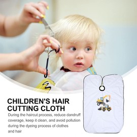 Lurrose Cartoon Children's Hair Cutting Cape Salon Barber Kids Haircut Cape