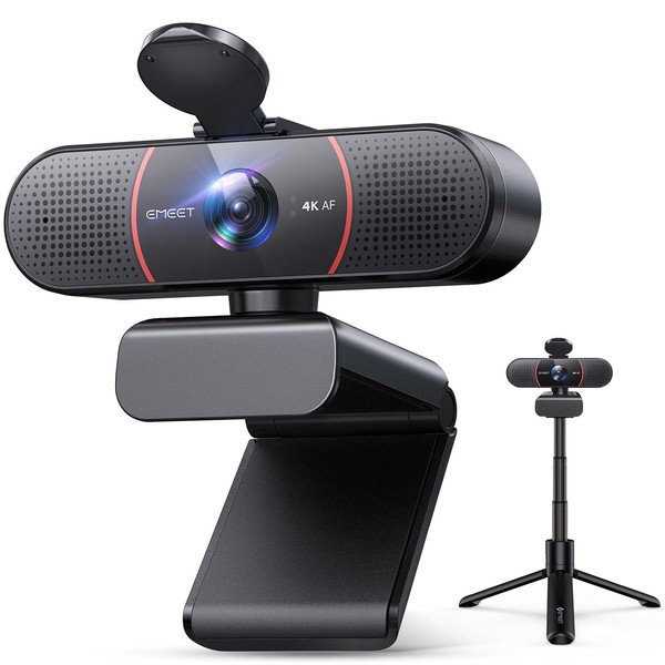EMEET C960 4K Webcam with Tripod, 4K UHD Sony Sensor,