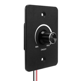 RGBZONE 12V LED Dimmer Switch, 5A 60W, RV LED Dimmer, PWM Boat Dimming Switch for Camper Van Travel Trailer Truck Lighting Fixtures, Strip Lights, Puck Lights, Awning Lights