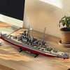 FULHOLPE Queen Elizabeth Class Battleship Building Blocks Set, MOC Military