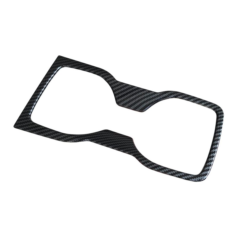 ruihe Carbon Fiber Pattern Car Gear Shift Knob Console Panel