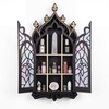 Gothic Crystal Display Shelf, Goth Wall Decor Witchy Spiritual Home