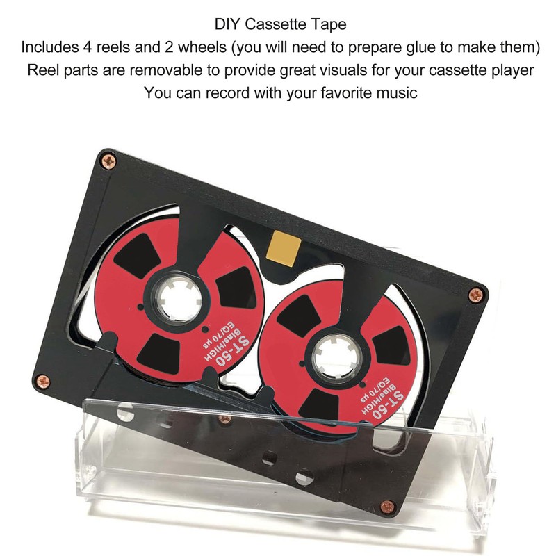 DIY Reel to Reel Cassette Retro Blank Metal Reel Cassette