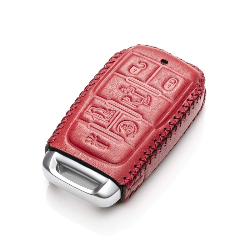 Vitodeco Genuine Leather Smart Key Fob Case Cover Protector Compatible