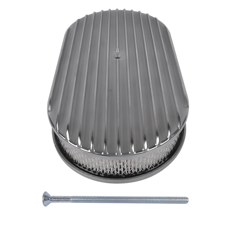 Air Cleaner 15" Oval Full Finned Replacement for Classic Ford