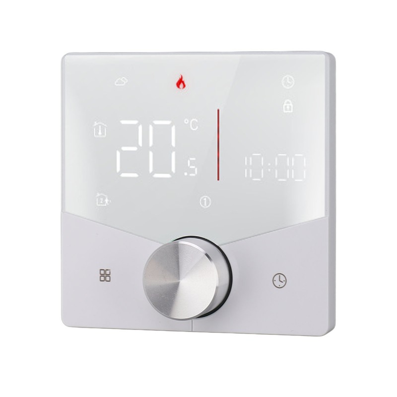 Smart Thermostat Knob Design LCD Color Display Panel Digital Thermostat