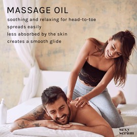 Sexy Serum by JAVA for Massage & Shaving, Luxurious Head-to-Toe Massage Oil, Razor Burn & Ingrown Hair Reducing After-Shave Oil, Nourishes & Moisturizes Skin with Plant-based Ingredients.