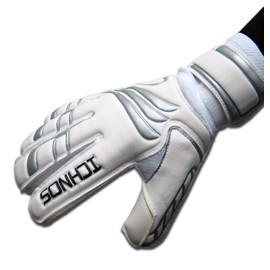 ICHNOS Efis Novus football soccer removable finger saver bars adult size goalkeeper gloves (8)
