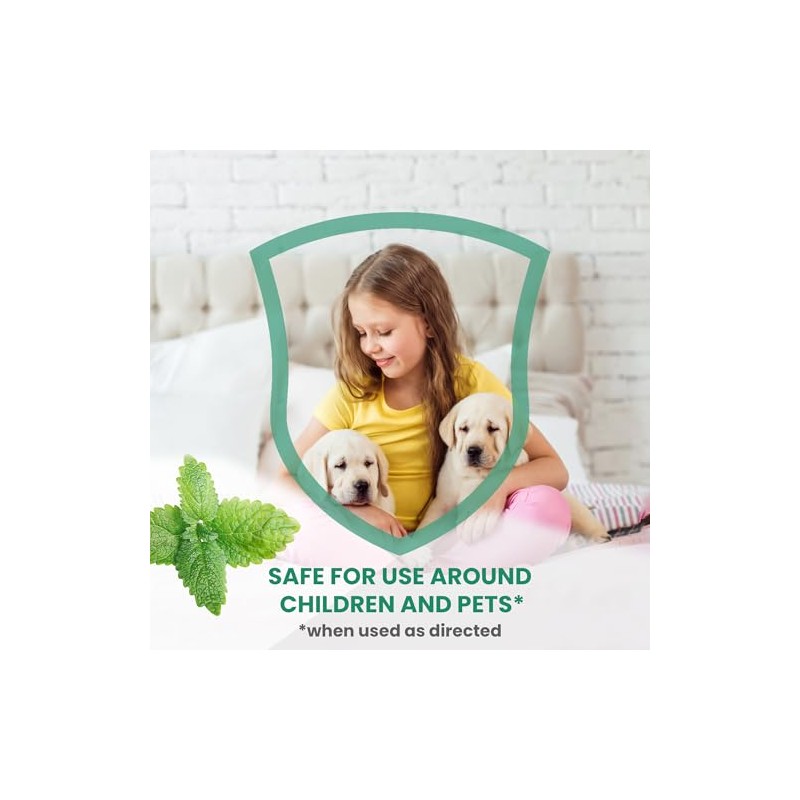 Peppermint Oil Insect & Spider Repellent Spray - All-Natural, Pet-Safe