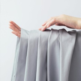 Japanese Floor Mattress Futon Mattress Cover for 54"x80"x2.5" (Silver Grey, Cotton, Full)