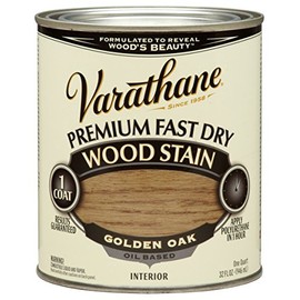 Rust-Oleum 262003 Golden Oak Varathane Premium Fast Dry Wood Stain, 1 Quart, 2 Pint Can (Pack of 2)