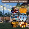 2 Pack String Light Poles for Outside, Christmas Light Hanger