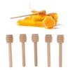 50pcs Honey Dipper Wooden Multipurpose Mini Honey Stirrer Stick for