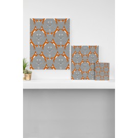 Deny Designs Holli Zollinger, Foxen, Art Canvas, Medium, 16" x 20"