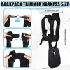 Threlaco 2 Pcs Black Comfort Padded Double Shoulder Strap Padded