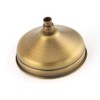 SaiDian 1 Pcs Antique Copper Rainfall Shower Head 8 Inch