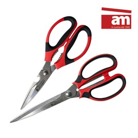 am Italian kitchen scissors set large + medium 2P / am 이태리 주방 가위 세트 대+중 2P