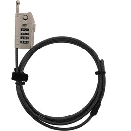 Burg-Wächter Snap+Lock 720 200 Cable Lock with Combination, Black