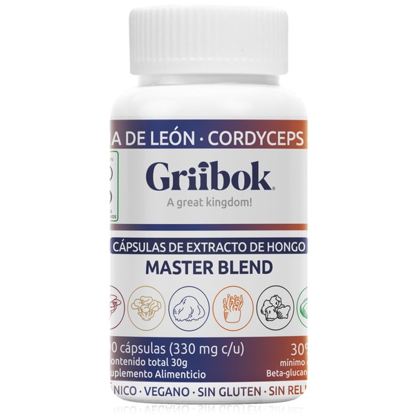 Griibok | Hongo Melena de León + Reishi + Cordyceps
