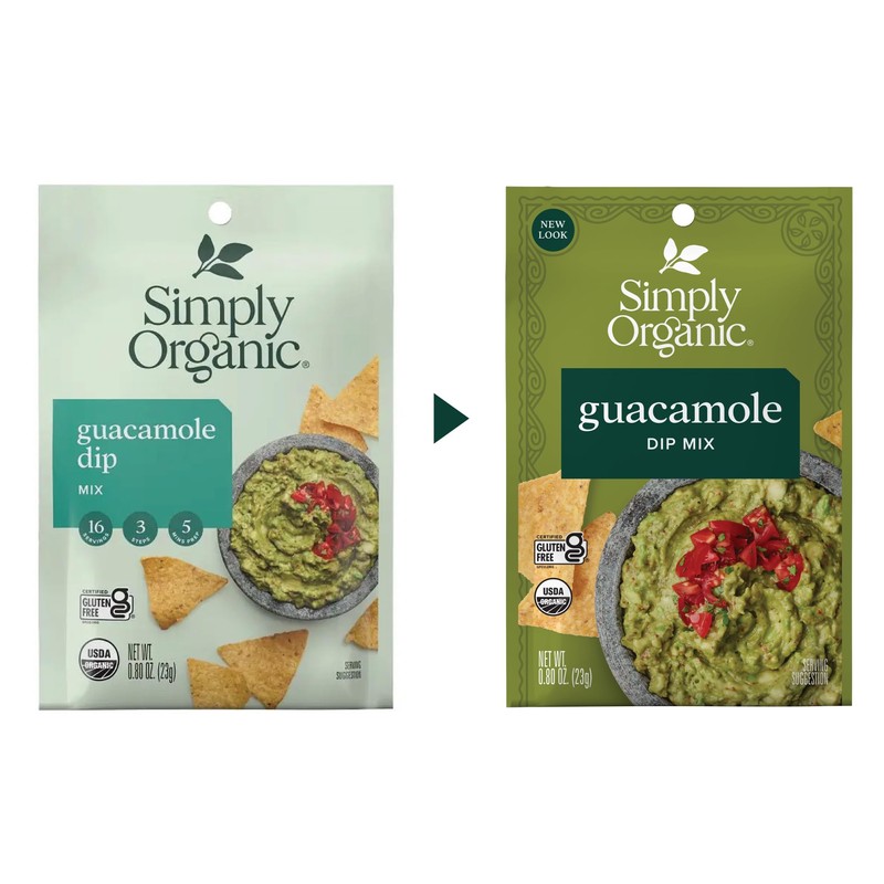 Simply Organic Guacamole Dip, Certified Organic, Gluten-Free | 0.8 oz