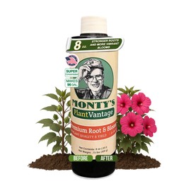 PlantVantage Root & Bloom Fertilizer - Concentrated Liquid Fertilizer for Strong Roots and Big Blooms - Bloom Plant Food for Trees, Shrubs, Flowers and Vegetables - Ideal Soil and Foliar Spray - 8 oz