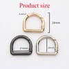 LALOCAPEYO 4PCS Metal Tiny Keychain Spring D Rings Hook,Hand DIY