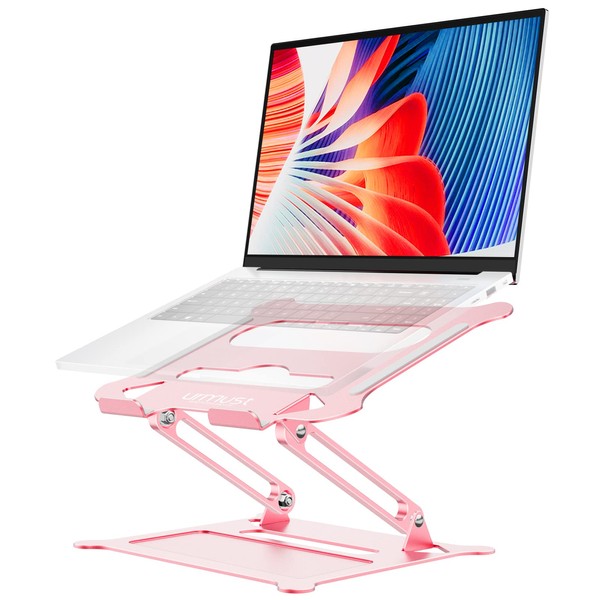 Urmust Laptop Notebook Stand Holder Adjustable Ultrabook Stand Riser Portable