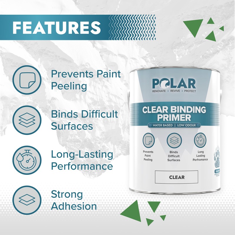 Polar Clear Binding Primer - 84 Fl Oz - High-Adhesion