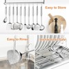 304 Stainlss Steel Kitchen Utensils Set, 12 Pcs Long Metal