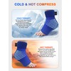 Ankle Ice Pack Wrap for Injuries Reusable for Swollen Feet,