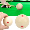 Billiard Training Ball, Resin Material Smooth High Hardness Dot‑Spot Ball,