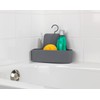 WENKO Barcelona Shower Caddy with Shelf, Moveable Hook, Hanging on