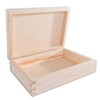 Small Rectangular Wooden Box with Lid | 17.5 x 13.5