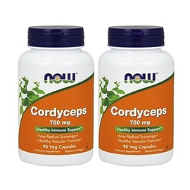 Now Cordyceps 750 mg,90 Veg Capsules (180)