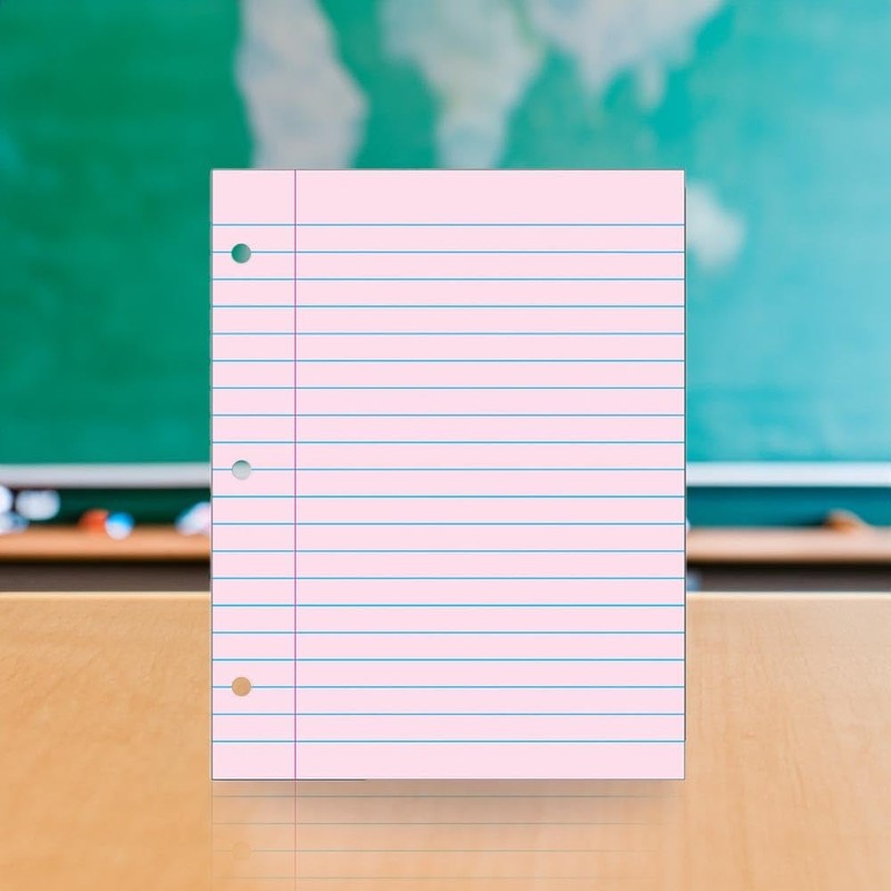 School Smart 3-Hole Punched Filler Paper, 8-1/2 x 11 Inches,