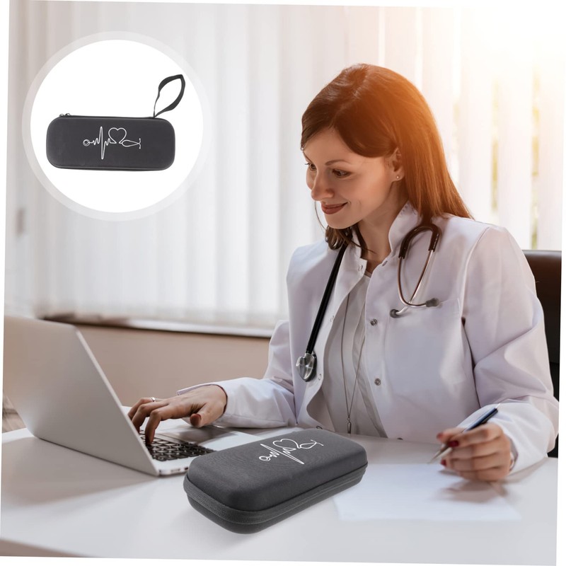 IWOWHERO Stethoscope Carrying Case Shockproof Nurse Accessories Storage Bag Lightweight