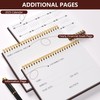 HAUTOCO Accounting Ledger Book A5 Horizontal Ledger Books for Small
