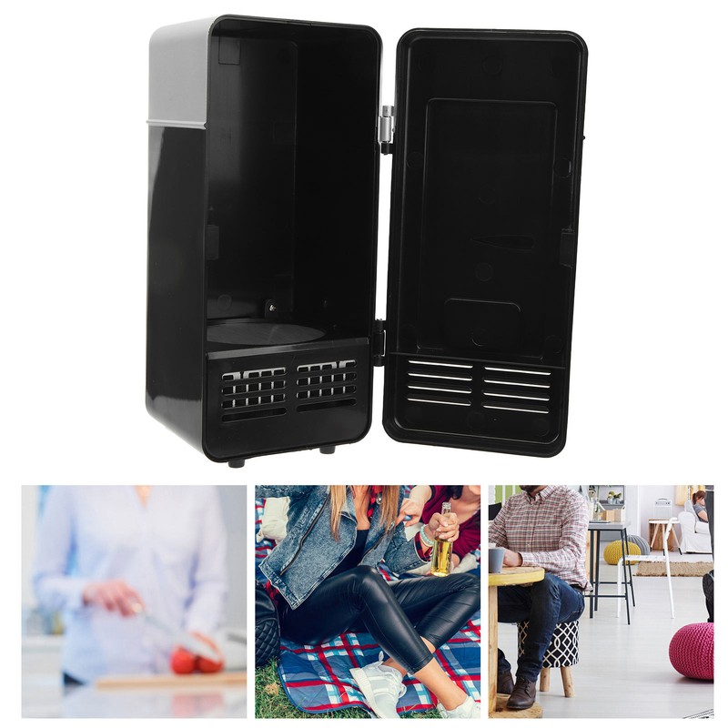 Mini Single Tank Refrigerator USB Rechargeable Portable Low Decibel Energy