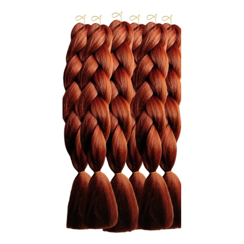 5 Extensiones 100% Kanekalon Premium Trenzas Africanas