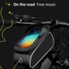 Bike Frame Bag Splash Proof Bike Pouch Bag Touch Screen