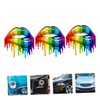 iplusmile Car Decor Stickers 3pcs Rainbow Lips Automotive Sticker Easy