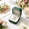 MTJYQYF 2 Slots Jewelry Ring Box - Engagement Ring Box