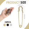 Large Extra Large Metal Safety Pins 2.7 Inch Ideal for