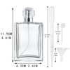 YU FENG Glass Perfume Bottles Empty Spray Refillable Atomizer 2