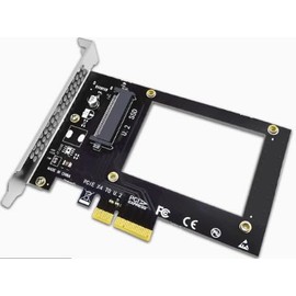Micro SATA Cables PCIe 4X to U.2 SFF-8639 NVMe Adapter Interface for 2.5 NVMe SSD
