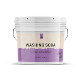 PURE ORIGINAL INGREDIENTS Washing Soda & Baking Soda Bundle (1 Gallon Buckets), Cleaning, Baking, Fine Powders