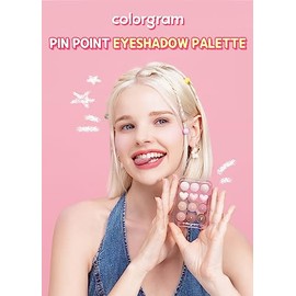 Colorgram Pin Point Eyeshadow Palette - 02 Pink Plus Mauve by Rom&nd for Women - 0.34 oz Eye Shadow