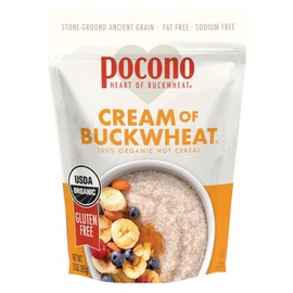 Pocono Cereal Cream Buckwheat Organic Gluten Free, 13 oz (Pack of 1) Packaging may vary