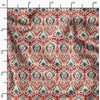 Soimoi Ikat Print - White, Canvas Fabric Material - 56